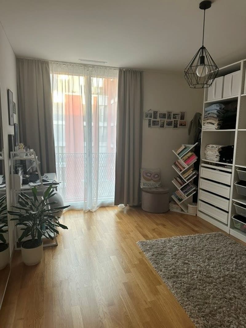 3.5-room apartment furnished, 83 m², Zürich-Stettbach 3 months sublet, top public transport connection (5)