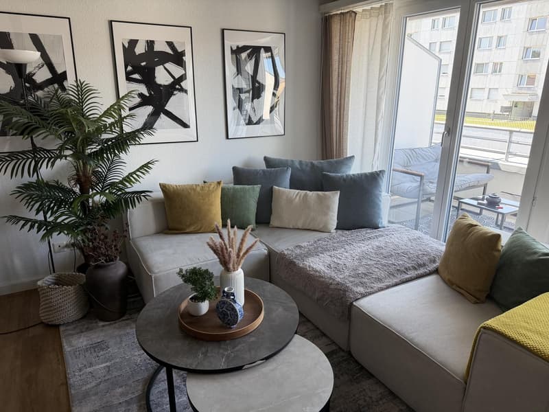 Modern 3.5-room maisonette in Berikon | Fully furnished | Pets allowed (12)