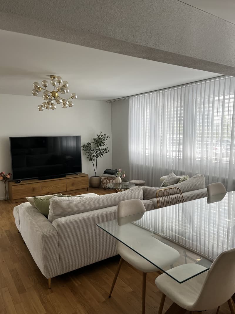 Grosses Zimmer in moderner Wohnung mit Garten befristet (FebruarJuni, flexibel) (1)