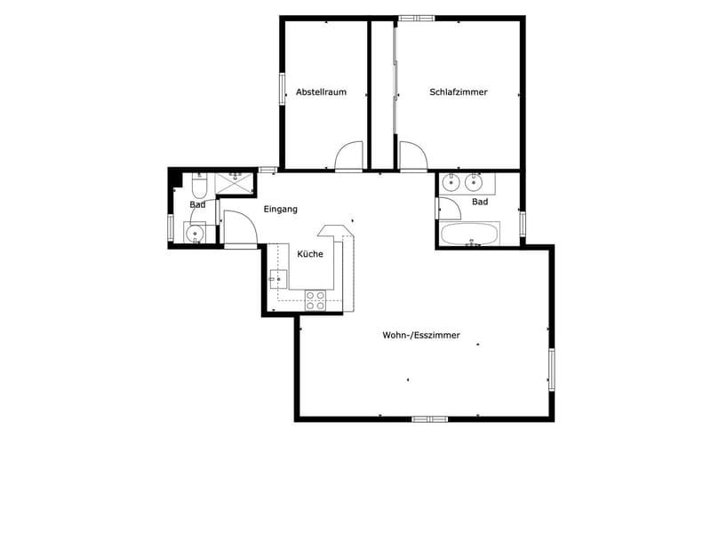 Furnished Apartment for Sublease 6 months Zurich city center, Wiedikon district (2)