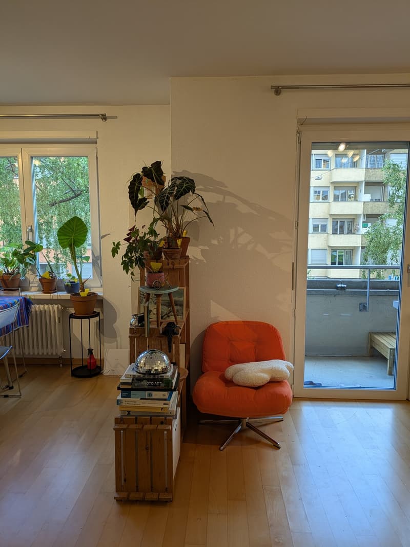 Chambre meublée en appartement central de 3,5 pièces à partir du 1er septembre (6)