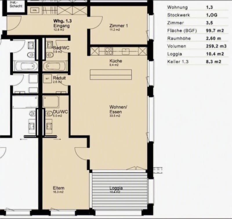 Helle 3.5-Zimmer Wohnung im Zentrum von Rüti (11)