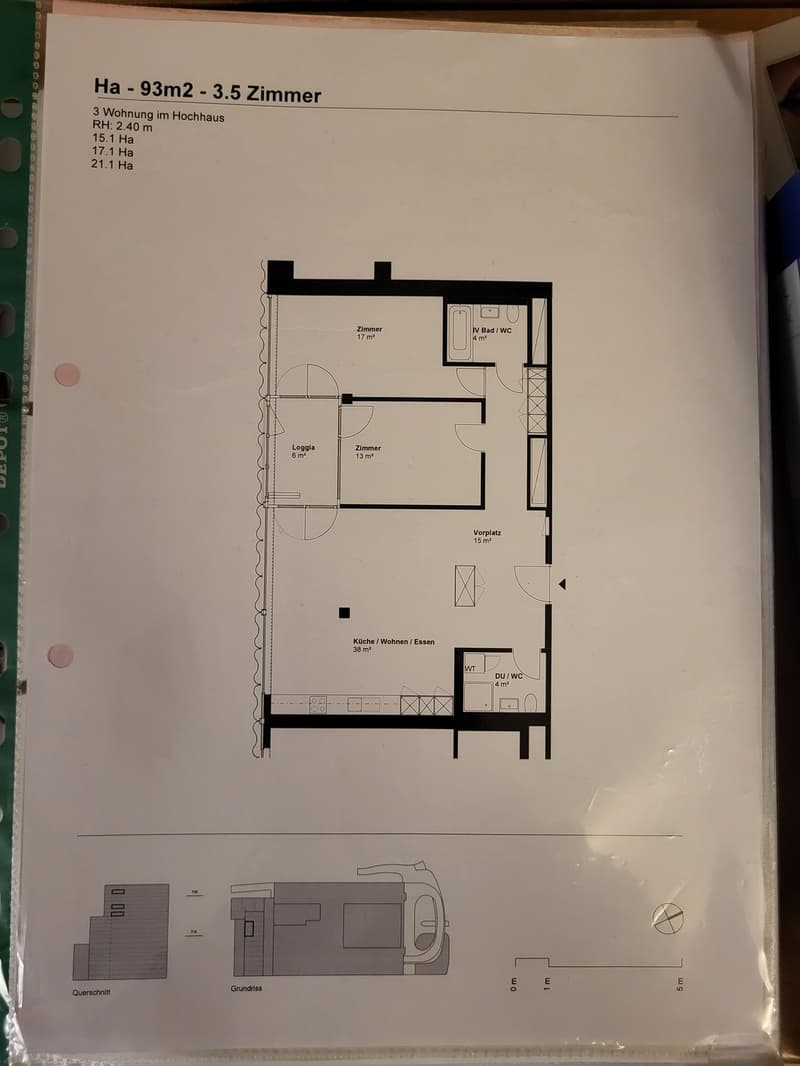Appartement spacieux 3,5 pièces avec vue imprenable (7)