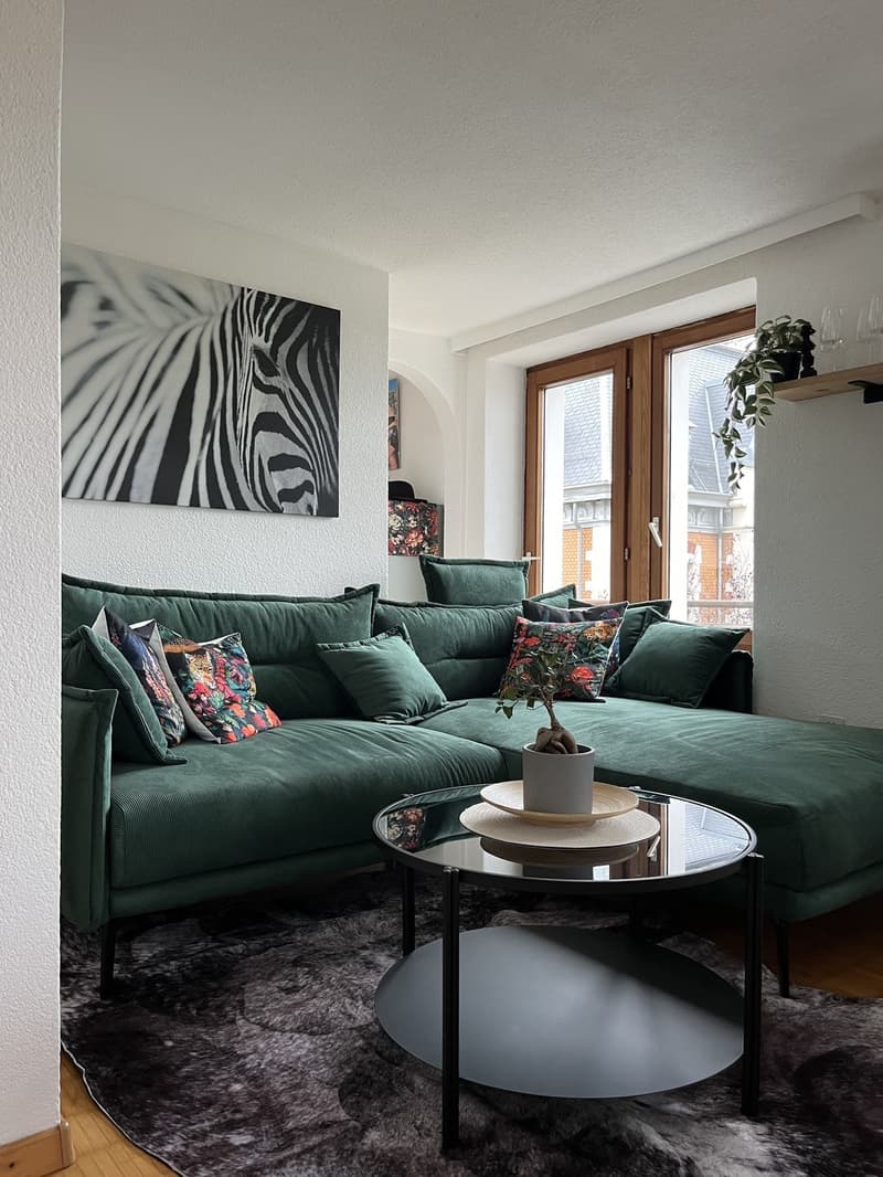 Living Room + Second Balcony (Lake View)