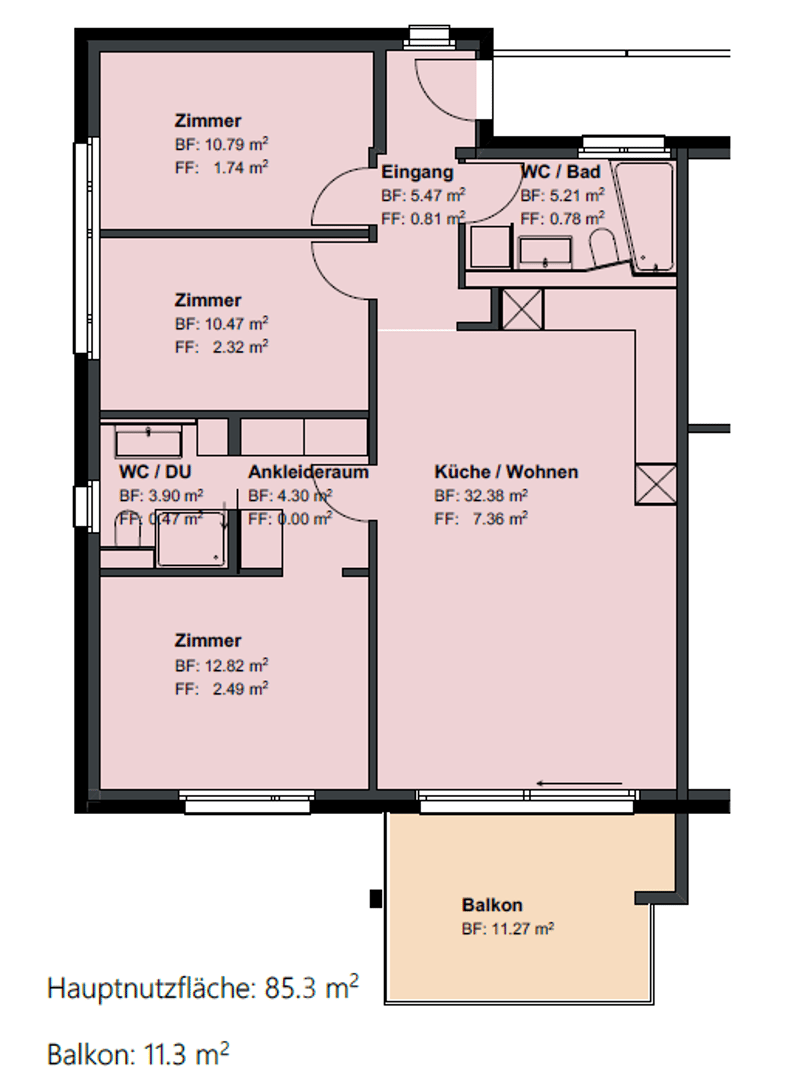 Beautiful 4.5-room apartment near Lake Pfäffikon (12)