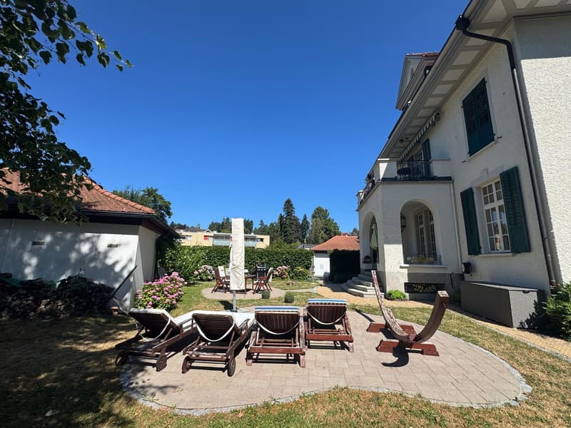 Appartamento 2 locali in una villa storica affascinante con giardino a Wittenbach - Coinquilino: (8)