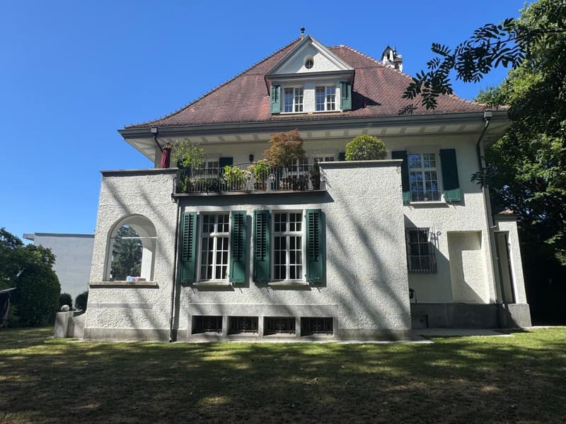 Appartamento 2 locali in una villa storica affascinante con giardino a Wittenbach - Coinquilino: (5)