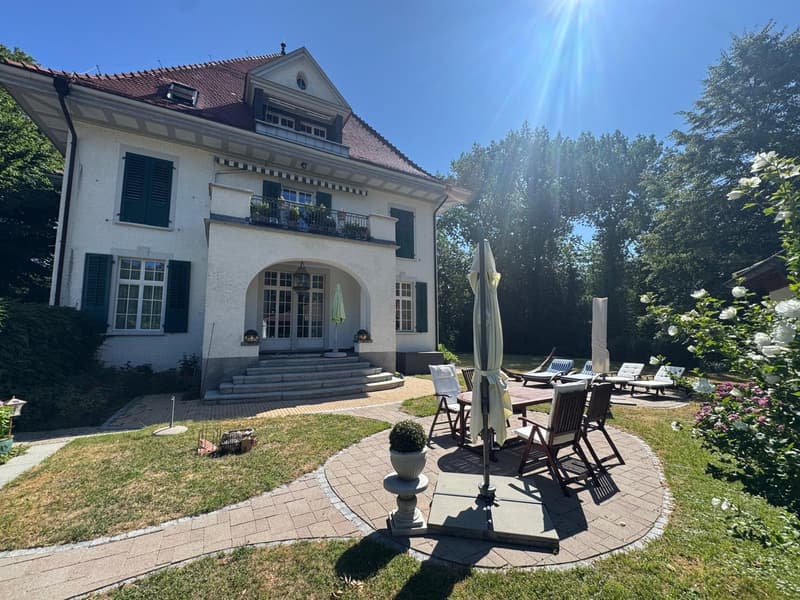 Appartamento 2 locali in una villa storica affascinante con giardino a Wittenbach - Coinquilino: (6)
