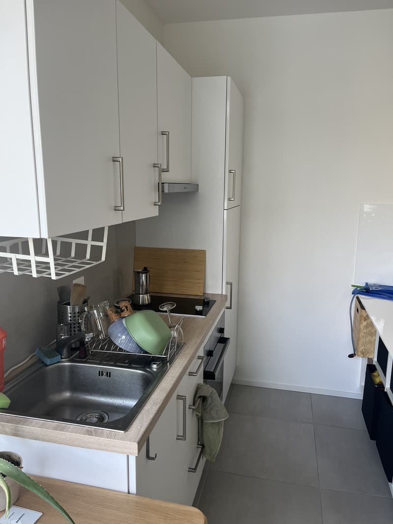 Modern studio 30 m², with balcony, near Vidy and International Olympic (2)