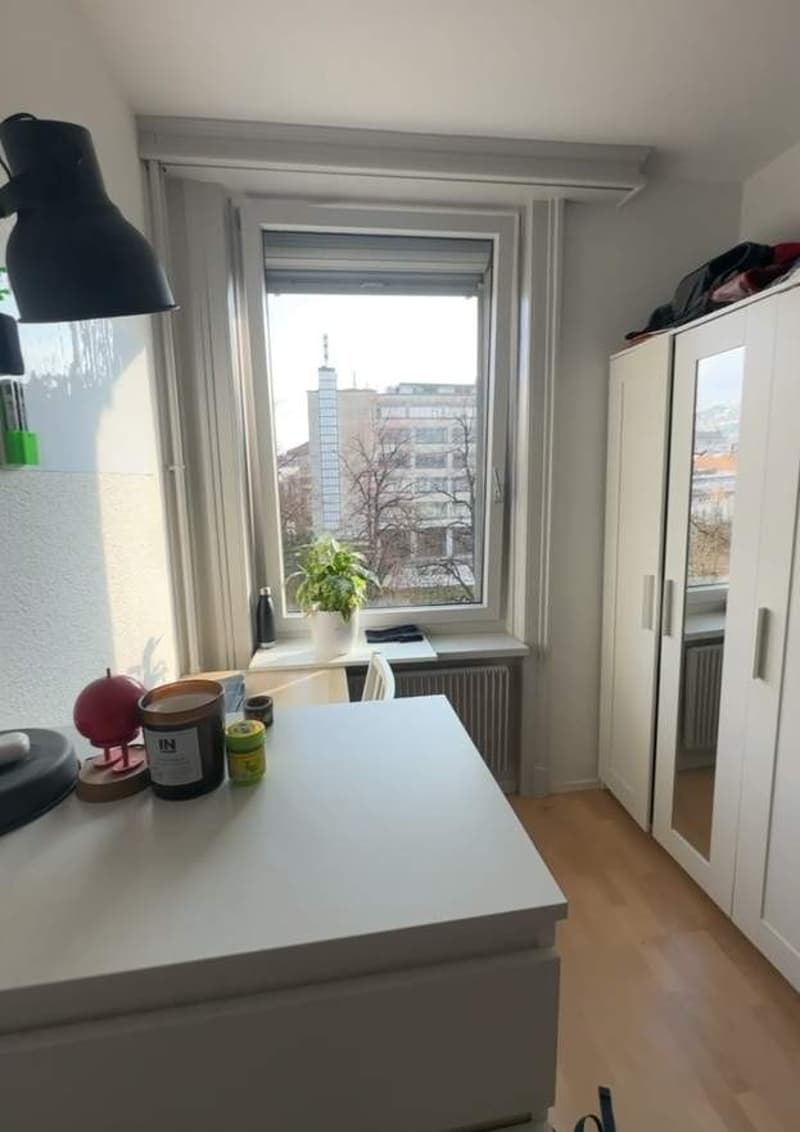 Chambre meublée lumineuse pour étudiant ETH/ UZH | Zürich HB 10 min | Disponible immédiatement (3)