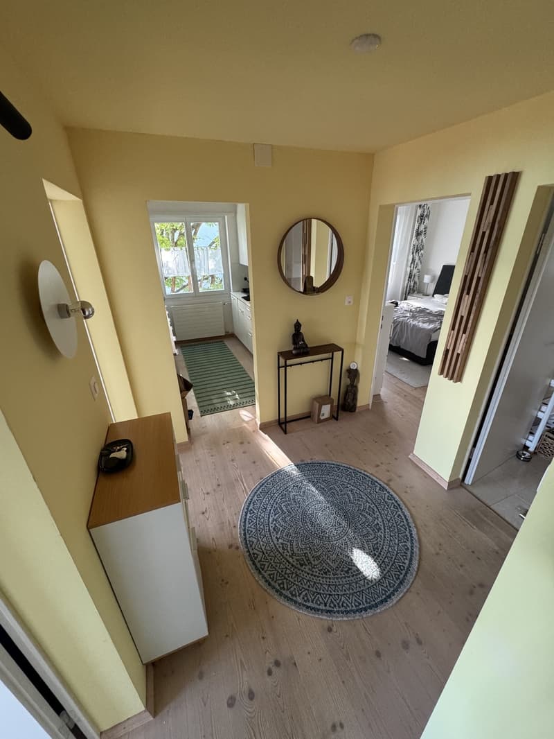 Bright room with lake view in 3-room apartment in Meilen (6)