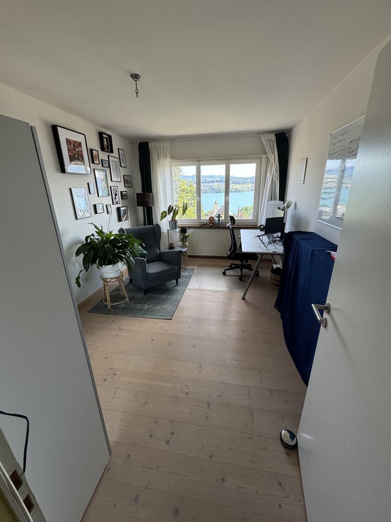 Bright room with lake view in 3-room apartment in Meilen (1)