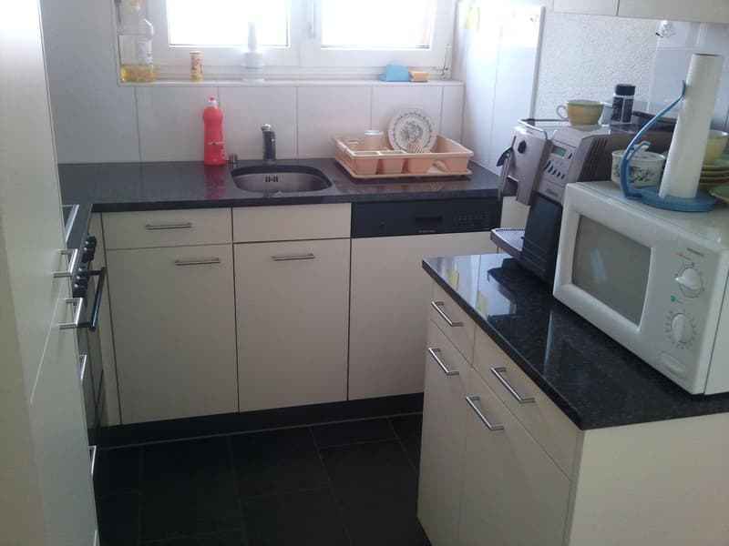 Grande chambre à coucher non-fumeur dans un appartement partagé à Dietikon (4)