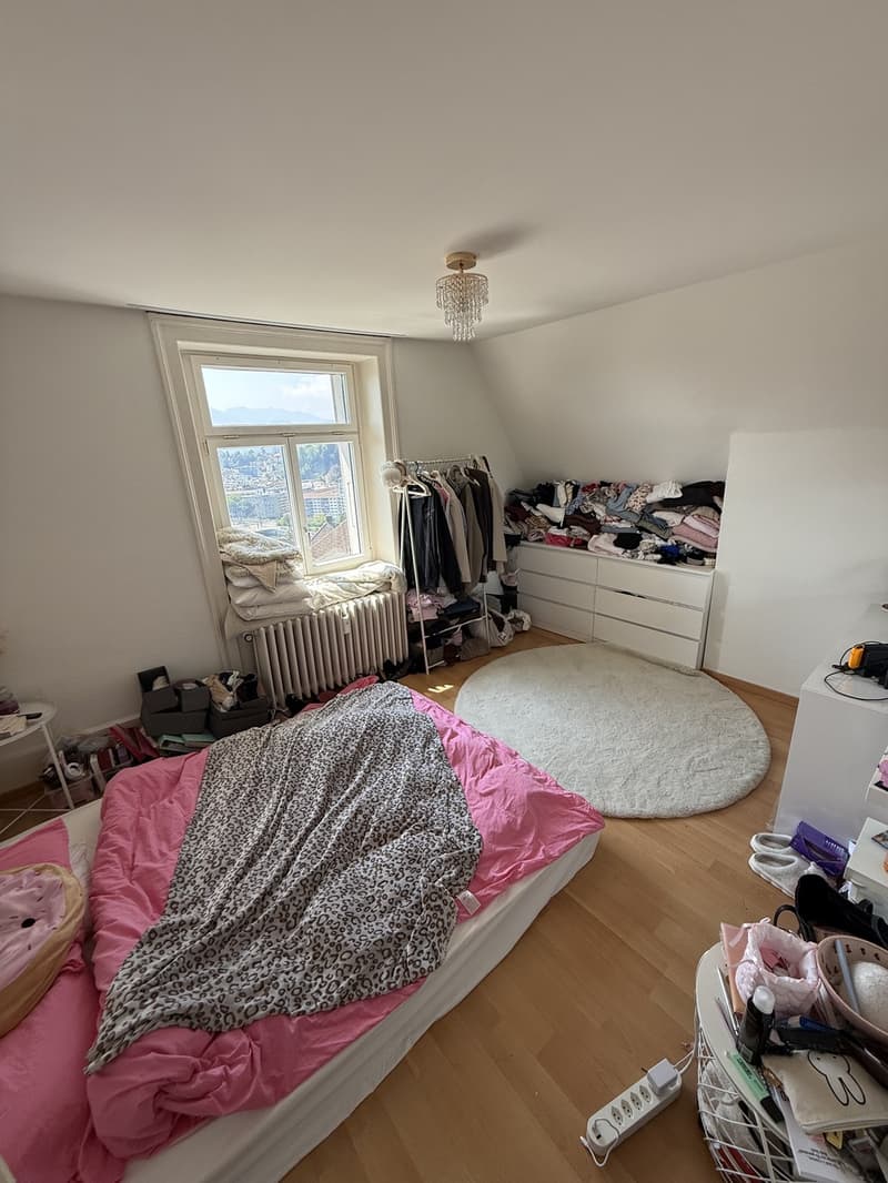 Bright 3-room attic apartment with beautiful views (5)