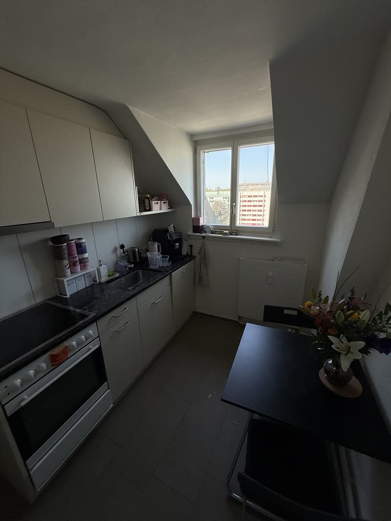 Bright 3-room attic apartment with beautiful views (3)