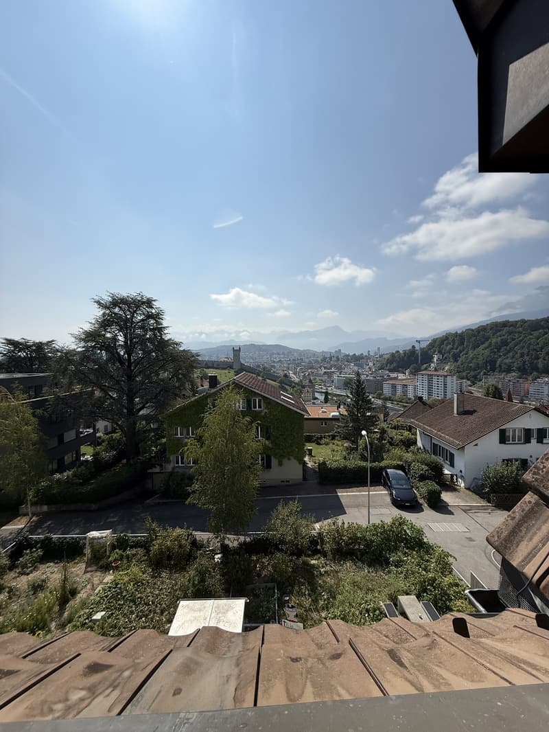 Bright 3-room attic apartment with beautiful views (6)