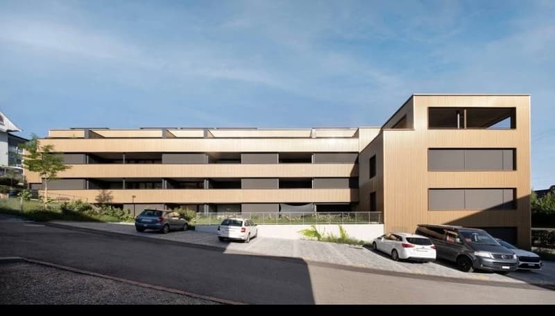 Appartamento moderno e luminoso di 3,5 locali con balcone, ascensore e parcheggio (2)