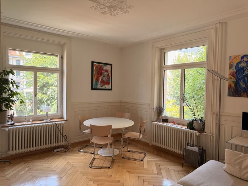 Chambre et appartement à Hottingen en sous-location (environ 15.08 au 18.09) (1)