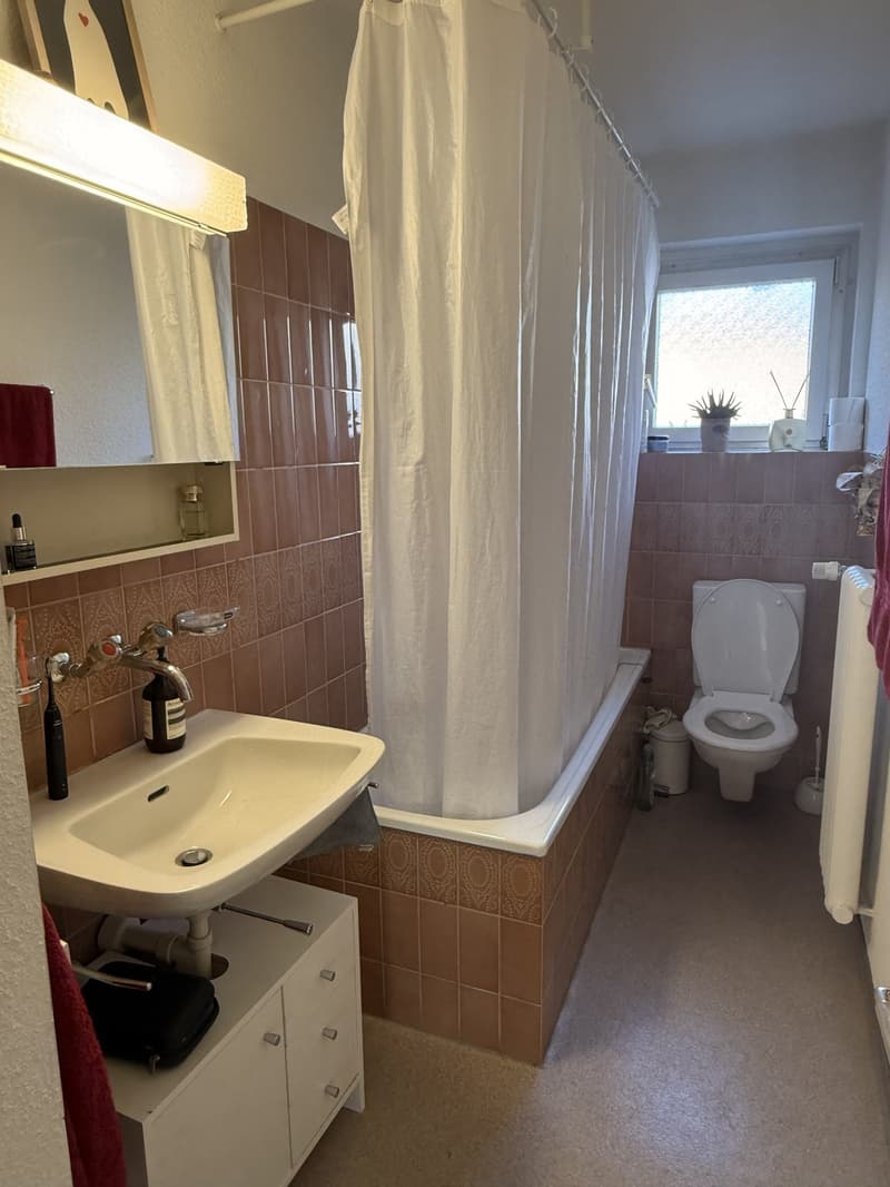 Appartement meublé de 3,5 pièces dans un immeuble ancien à sous-louer à quelques pas de la gare d'Oerlikon (2)