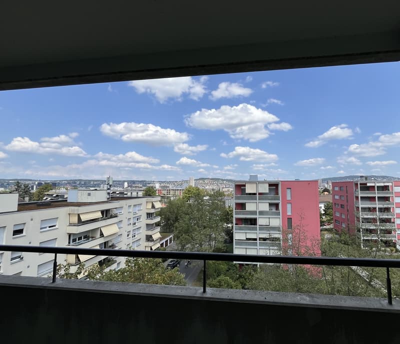 city view from the kitchen window