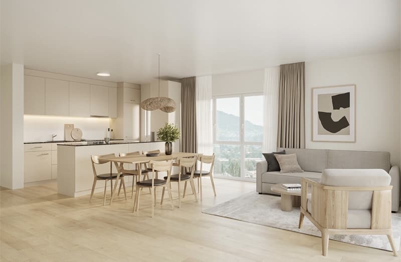 Appartamento di 4,5 locali nuovo (118 m²) con vista montagna da sogno & ampio balcone - Subaffittuario (3)