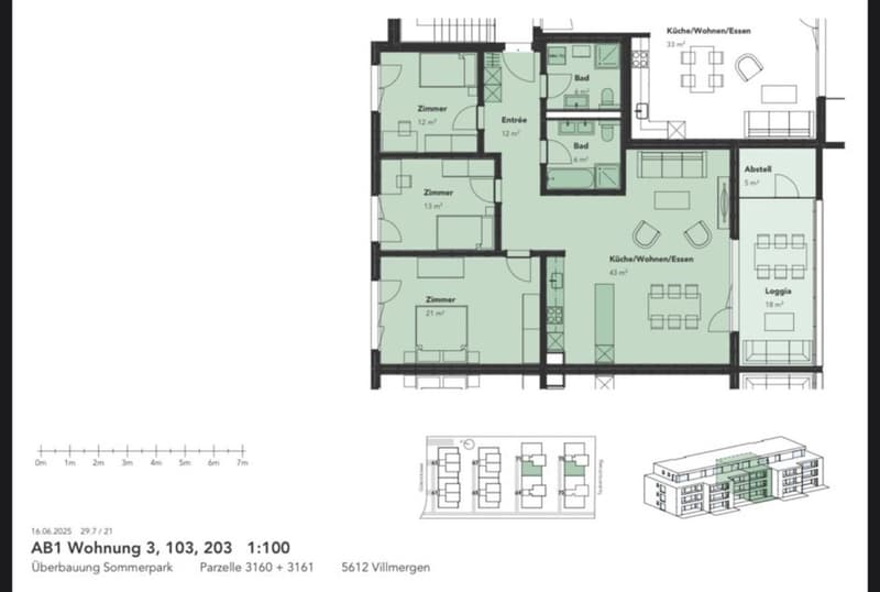 Appartamento di 4,5 locali nuovo (118 m²) con vista montagna da sogno & ampio balcone - Subaffittuario (5)