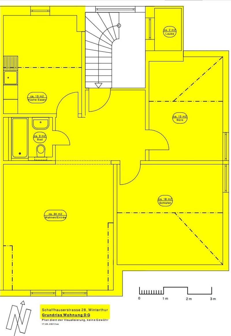 Gemütliche 3.5-Zimmer-Wohnung in Bahnhofsnähe (9)