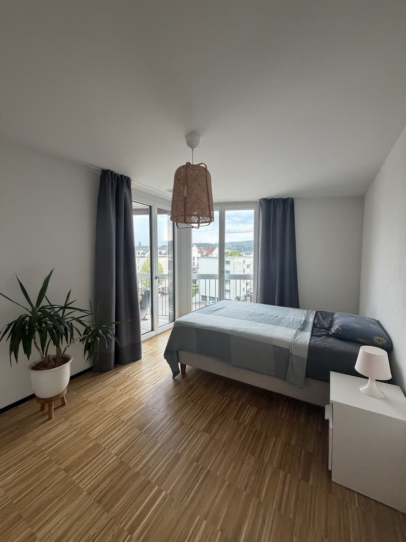 Bright Room with Direct Balcony Access in a High-Quality New-Build Apartment  Dübendorf (2)