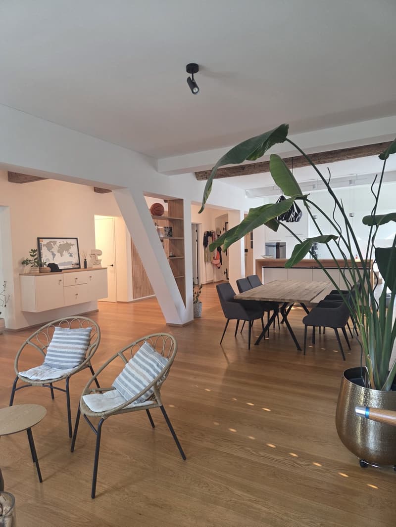 Furnished 3.5-room apartment with garden in central location in Lenzburg - temporarily sublet (1)