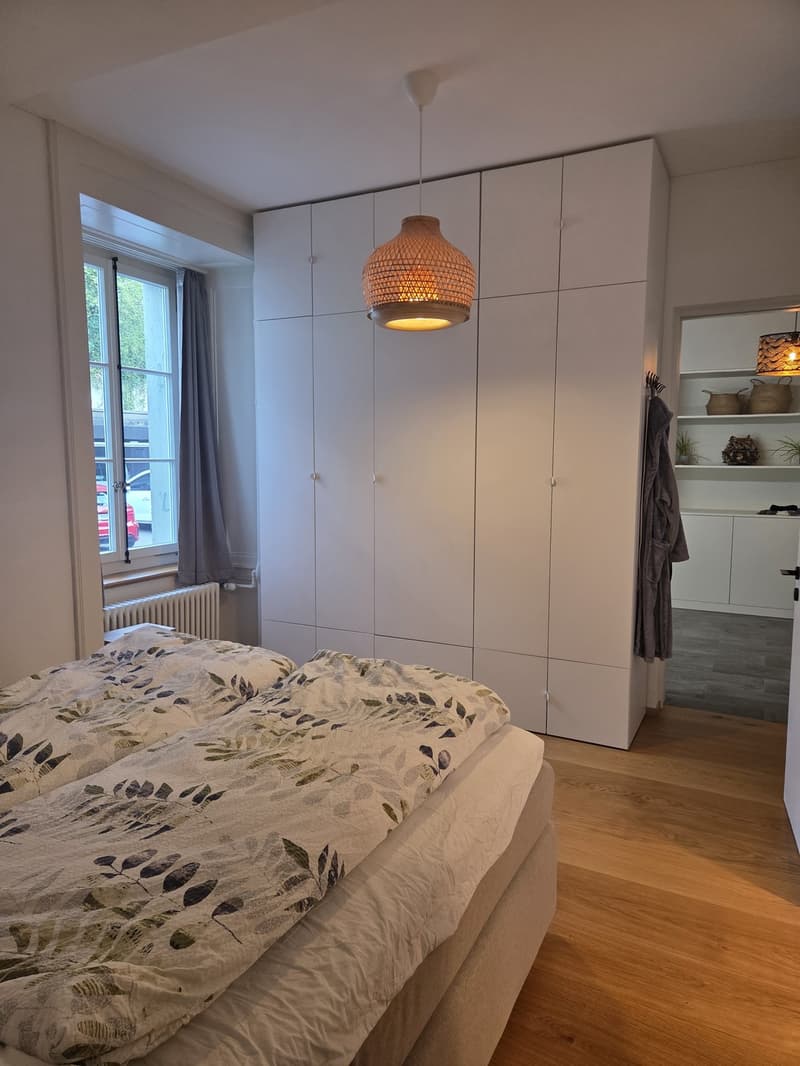 Furnished 3.5-room apartment with garden in central location in Lenzburg - temporarily sublet (8)