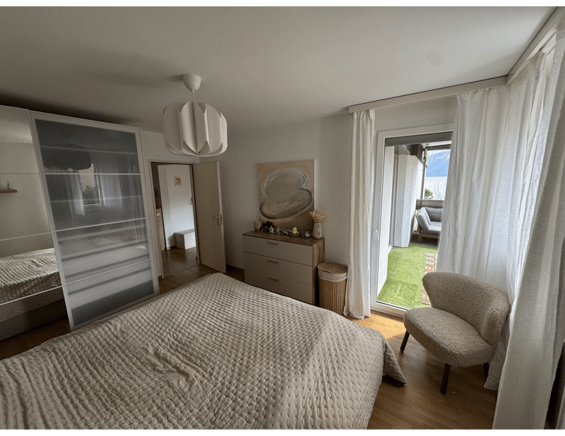 Zweieinhalb-Zimmer-Wohnung in Clarens (Montreux) mit Seeblick (1)