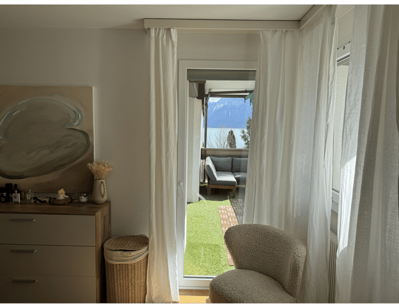 Zweieinhalb-Zimmer-Wohnung in Clarens (Montreux) mit Seeblick (8)