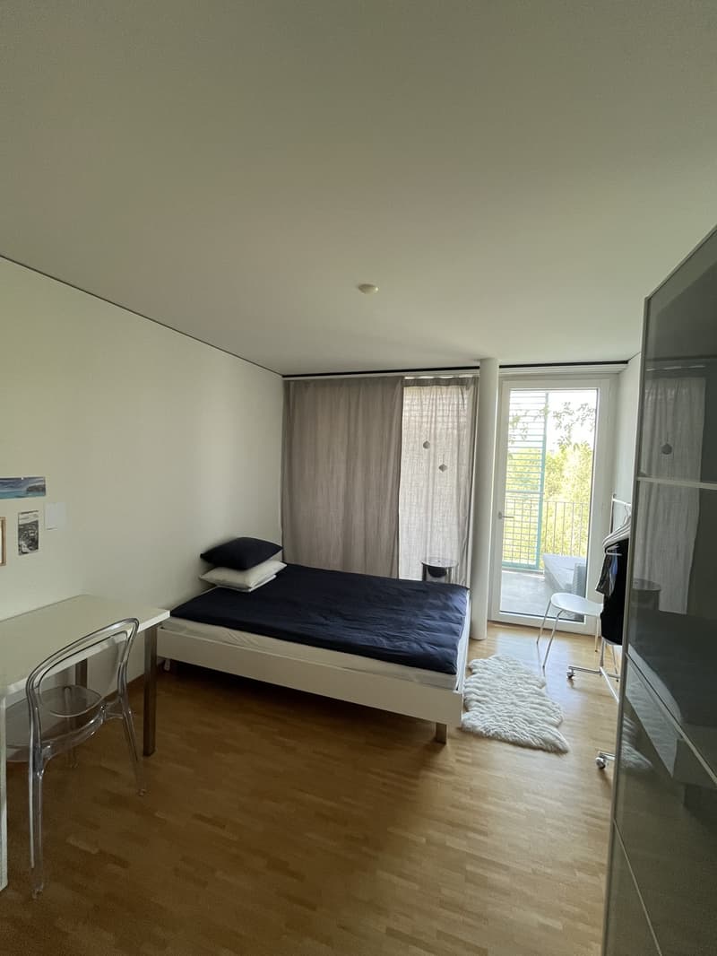 Helles modernes WG-Zimmer mit Balkon (unbefristet) (3)