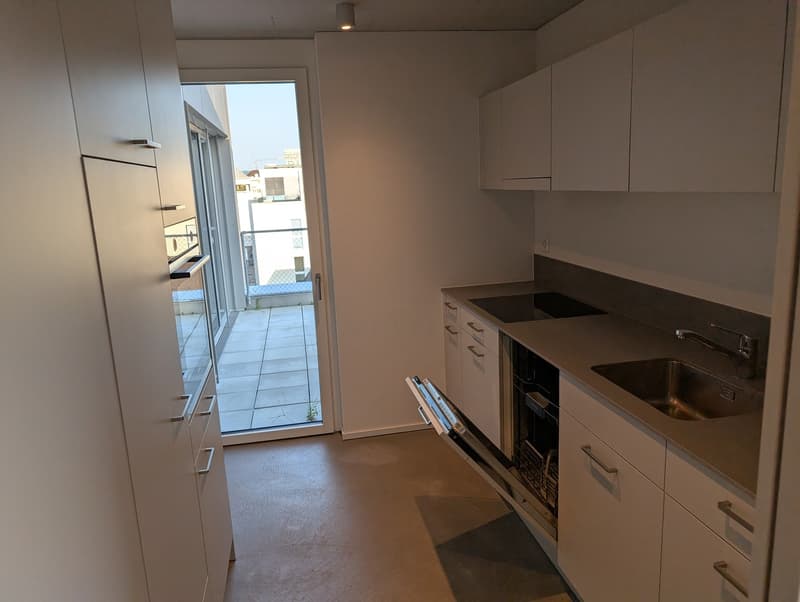 2 ½ rooms, Minergie attic flat in a clam street in Zürich Altstetten (10)