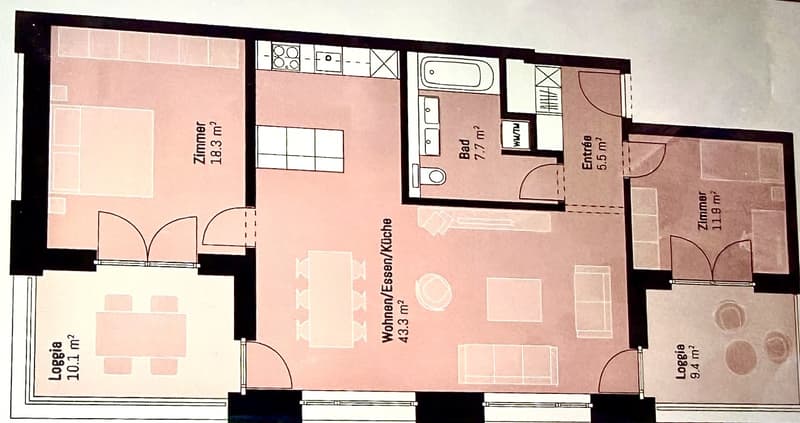 Bright 3.5-Room Apartment in Wallisellen / Zwicky Areal (2)