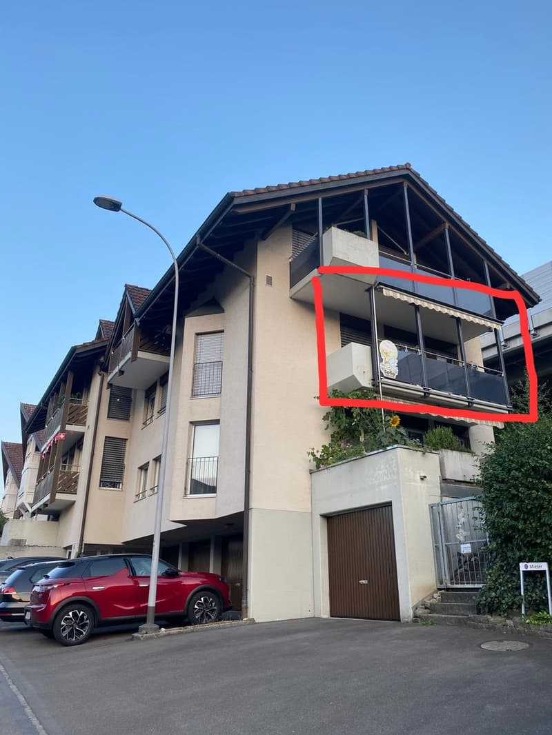 Helle 3.5-Zimmer-Wohnung mit Balkon und schöner Aussicht in Buochs (4)