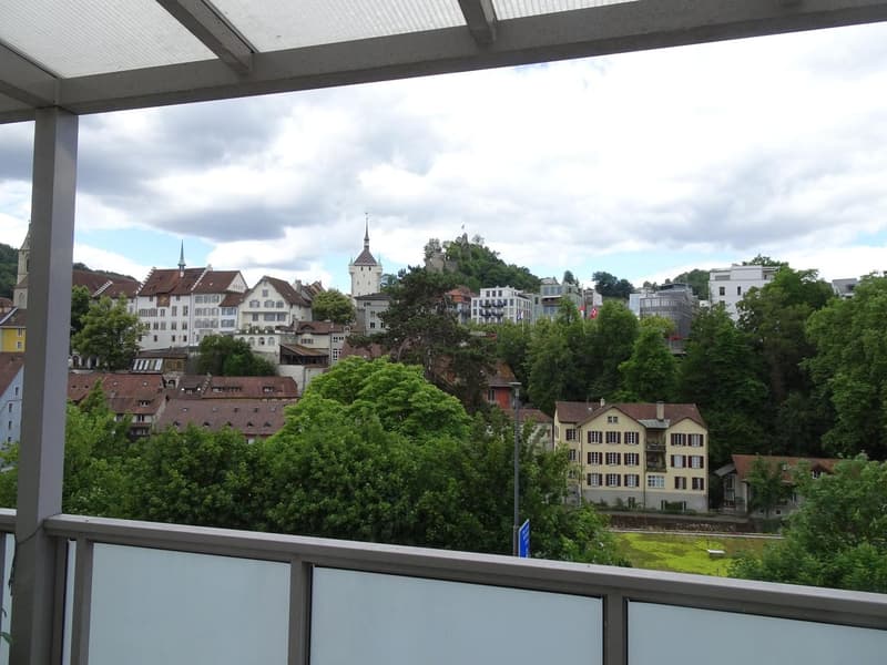 Aussicht vom Balkon