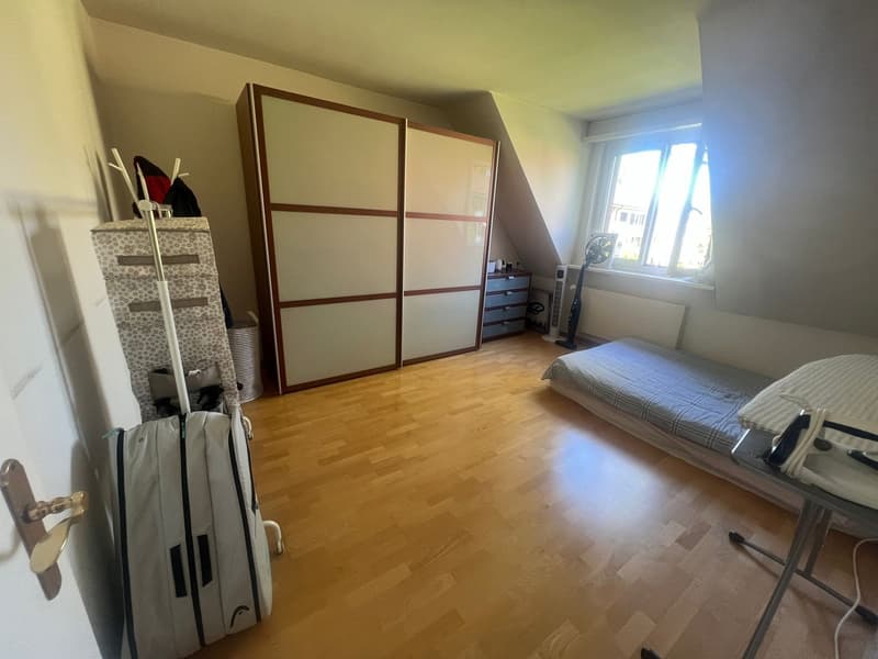 Room in a fully furnished 2-person apartment, 120 m², close to Zurich city centre with mountain views (8)