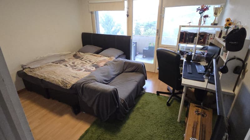 Gemütliche 1-Zimmerwohnung mit Traum-Aussicht & grossem Balkon in Chur (3)