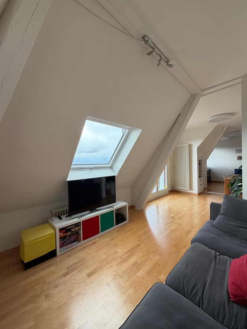 Helles Zimmer mit Balkon in grosszügiger 200 m² Wohnung in Hirslanden (5)