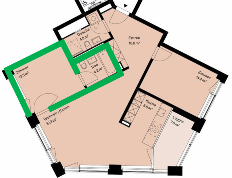Neu in der Stadt, grad auf Wohnungssuche oder für eine begrenzte Zeit in Zürich? (7)