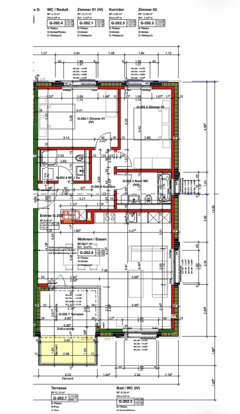 Moeblierte Wohnung als WG-Zimmer CHF 1550 (9)