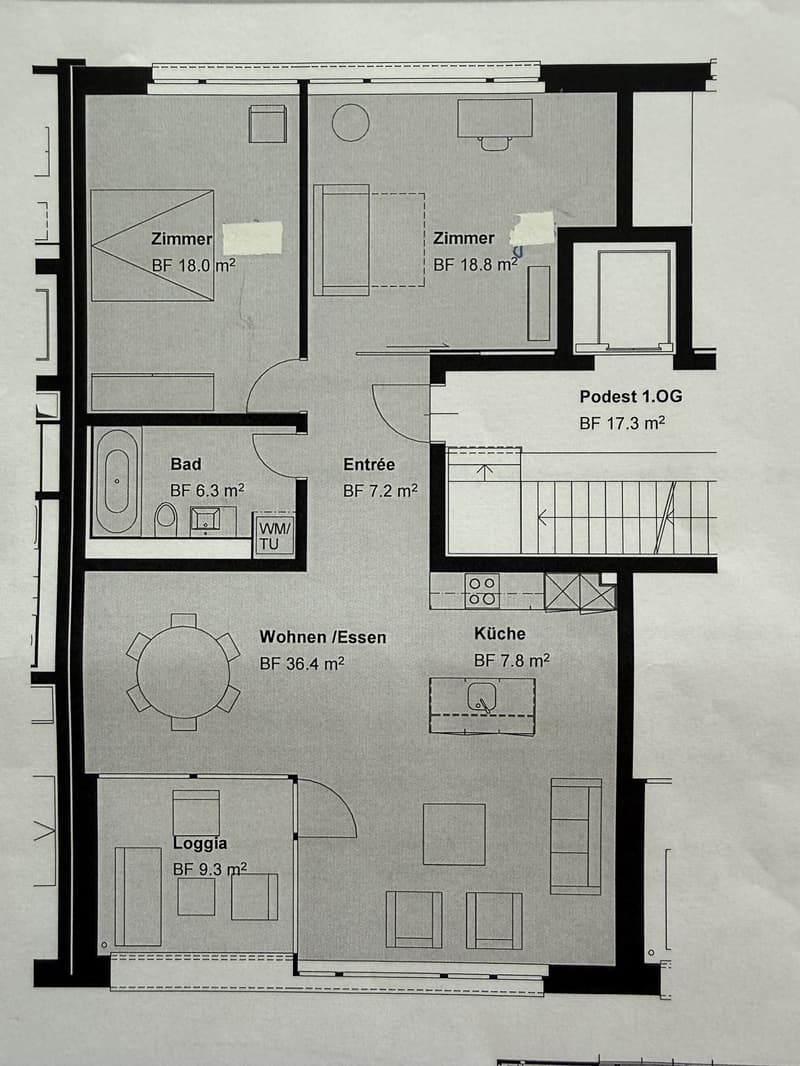 Helle & zentrale 3.5-Zimmer-Wohnung in Bern (8)