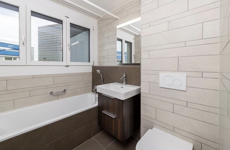 Directly at Bahnhof Oerlikon | 2 bathrooms | private washer/dryer | 3.5 rooms (10)