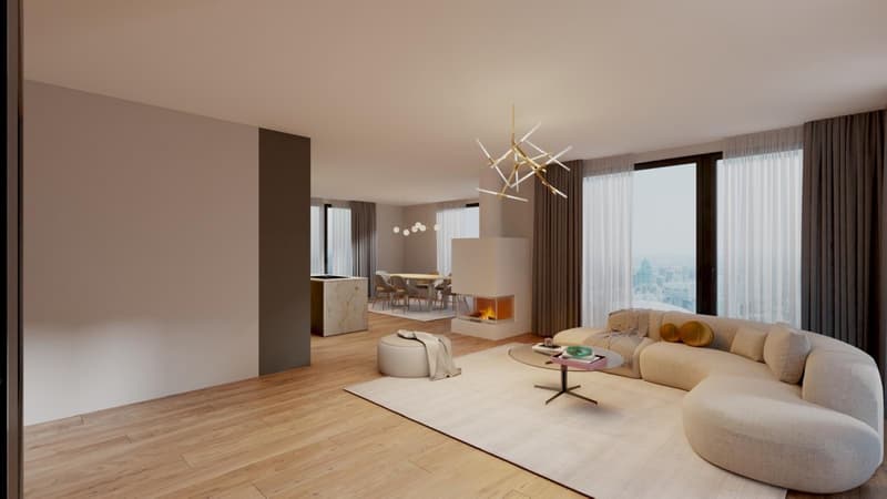 Grosszügige 4.5-Zimmer-Attikawohnung 149 m² Wohnfläche & 110 m² Terrasse (2)
