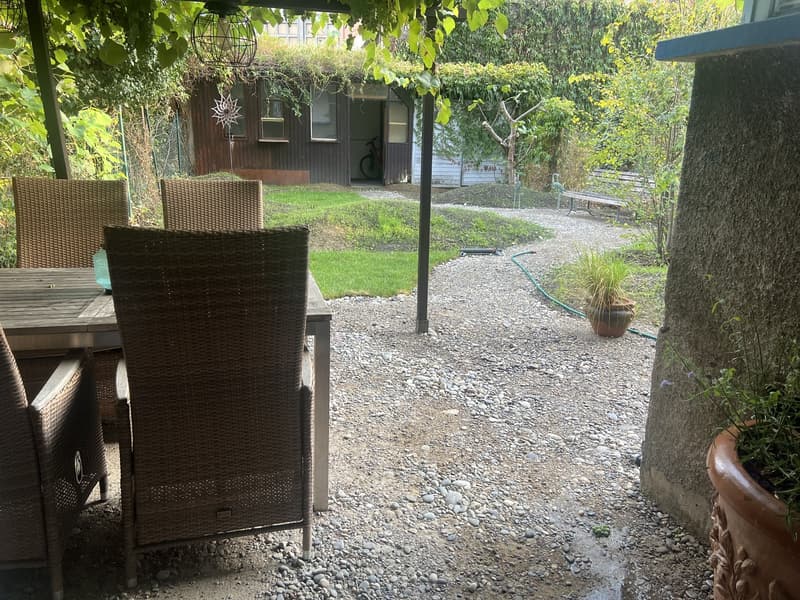 Sehr Ruhige Garten 3 1/2 Wohnung im EG in nur wenigen Minuten zu Fuss am Rhein (7)