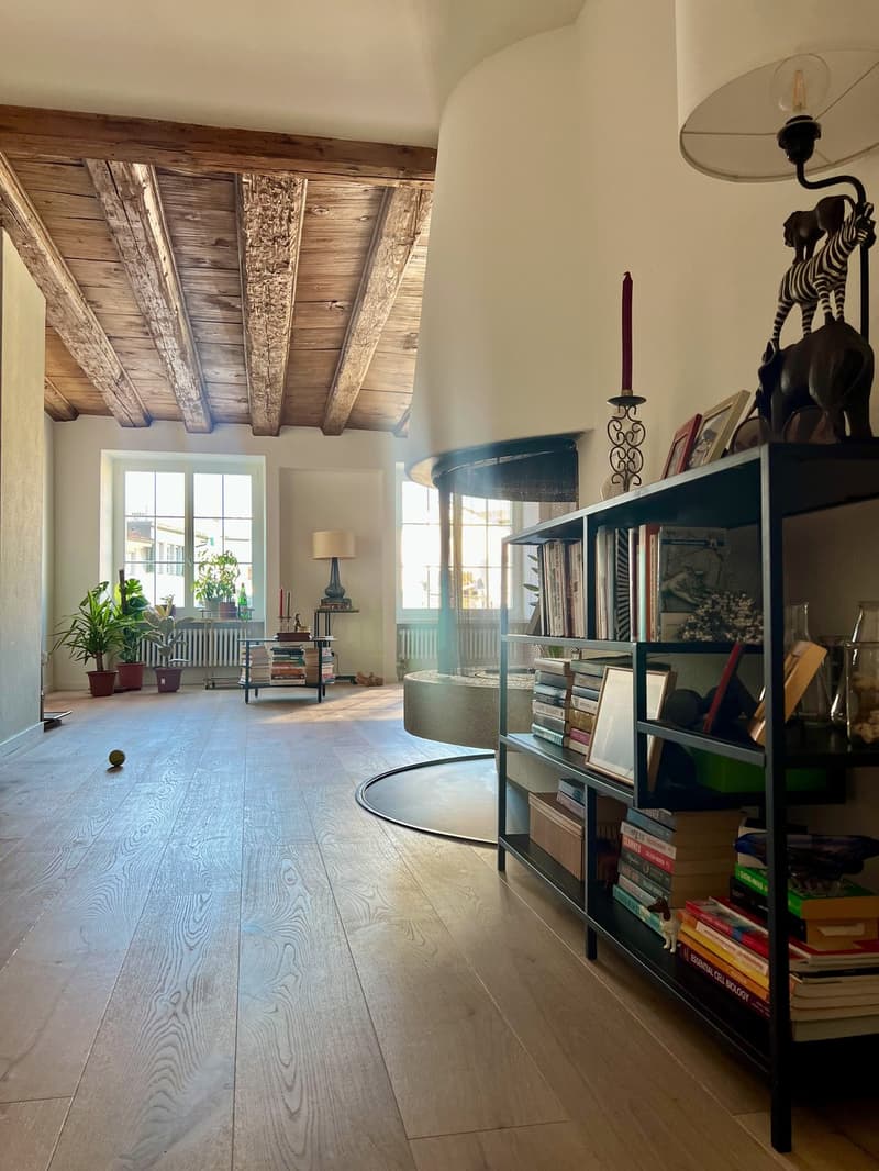 Zurich, Münsterhof - room in a large bright apartment with great views, lift and fire place (1)