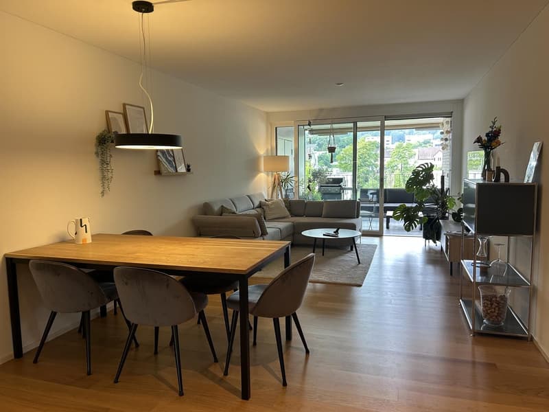 3½ Zimmer-Wohnung in Bremgarten (AG), möbliert, befristet (1)