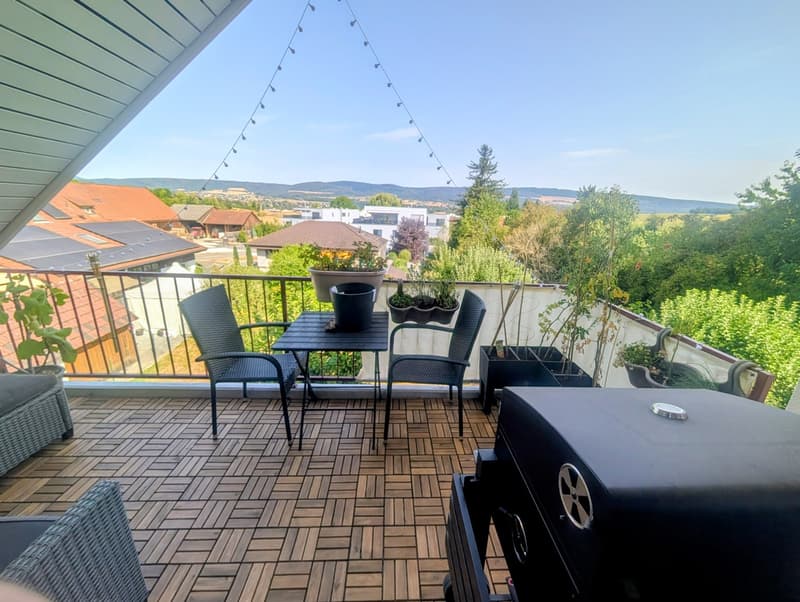 Charmante 5-Zimmer-Maisonette-Wohnung in Wahlen b. Laufen  Ruhige Lage mit schöner Aussicht (5)