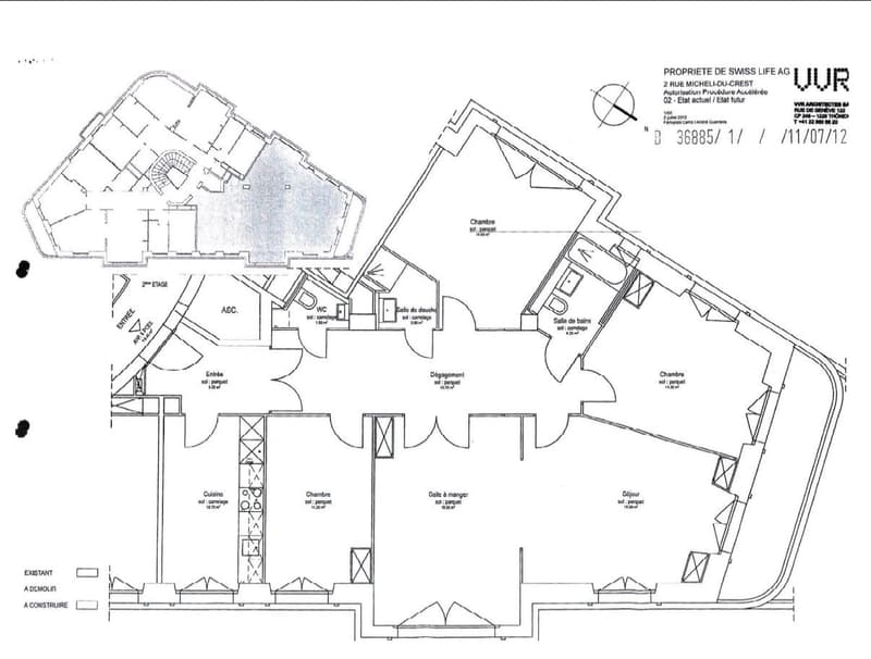 Sous-location officielle  Lumineux 6,5 pièces de 125 m²  Quartier des Philosophes, Genève (13)